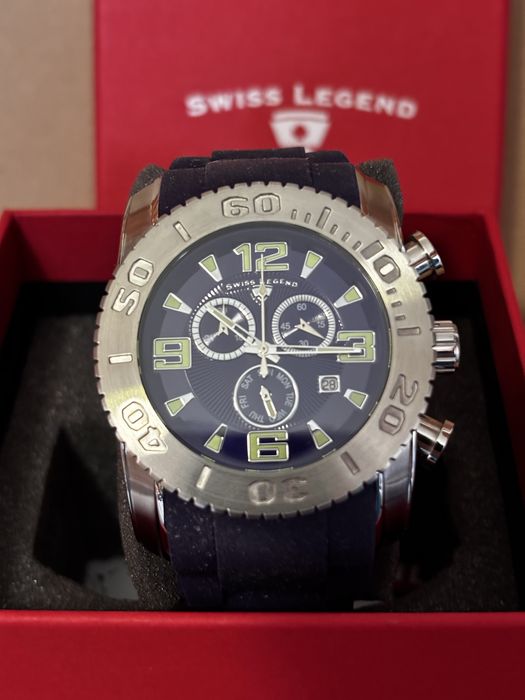 Swiss Legend Purple Rubber