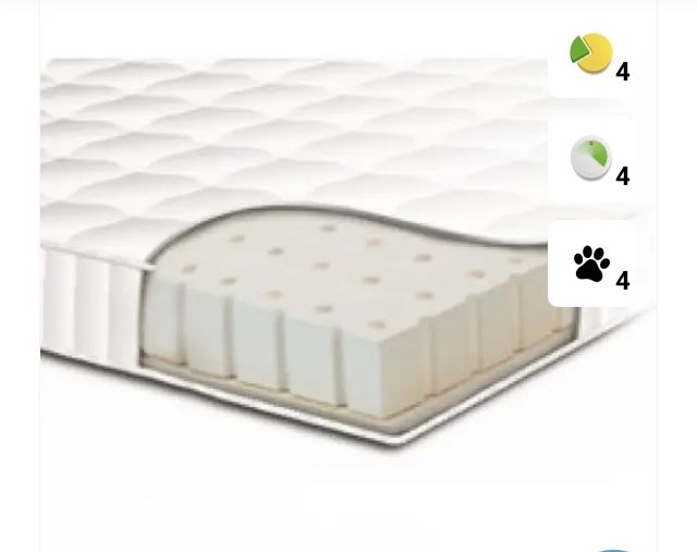 Матрас не жорсткий ортопедичний латексний . 1200. Самовивіз Дніпро