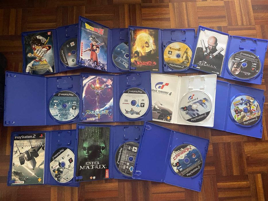Jogos Originais PlayStation 2 PS2 – Dragon Ball, Saint Seiya, DMC2, etc.
