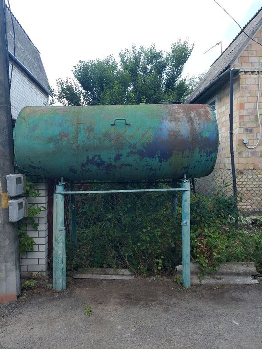 Металева бочка 245×105 см