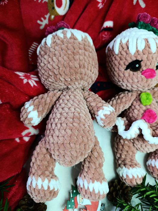 Piernik na szydełku – handmade maskotka świąteczna