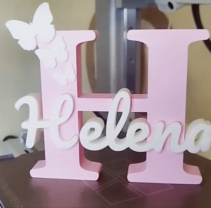 Letra decorada  personalizada