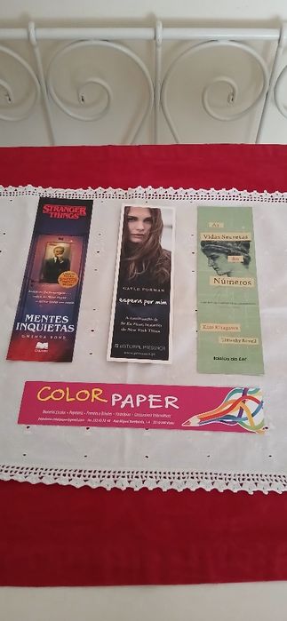 Marcadores de livros, novos