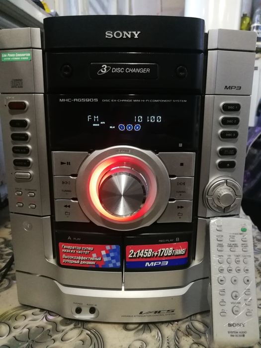 Продам музыкальный центр Sony RG590S