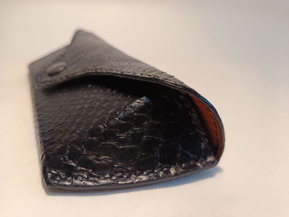 Чохол для окулярів handmade, шкіра пітона