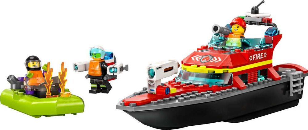 LEGO CITY 60373 ŁÓDŹ strażacka klocki
