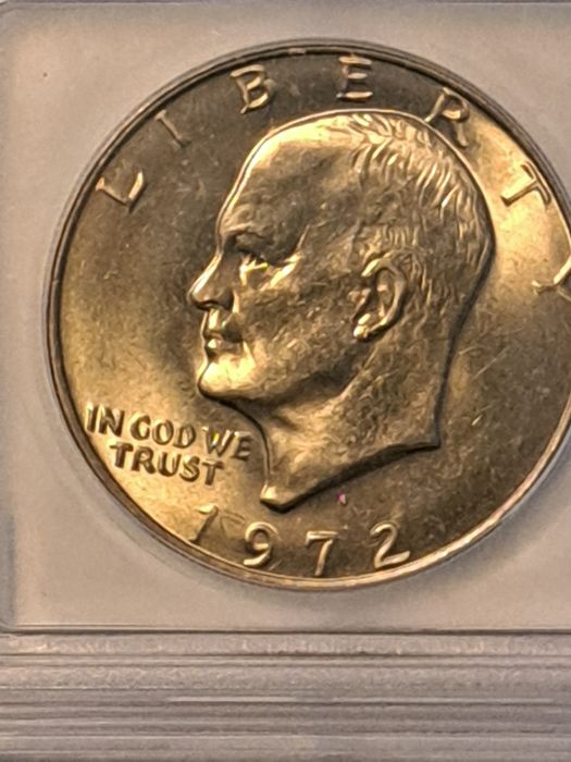 One Dollars Eisenhower 1972 D  MS 65