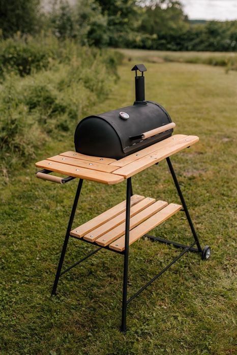 Grill ogrodowy z butli gazu LPG węglowy