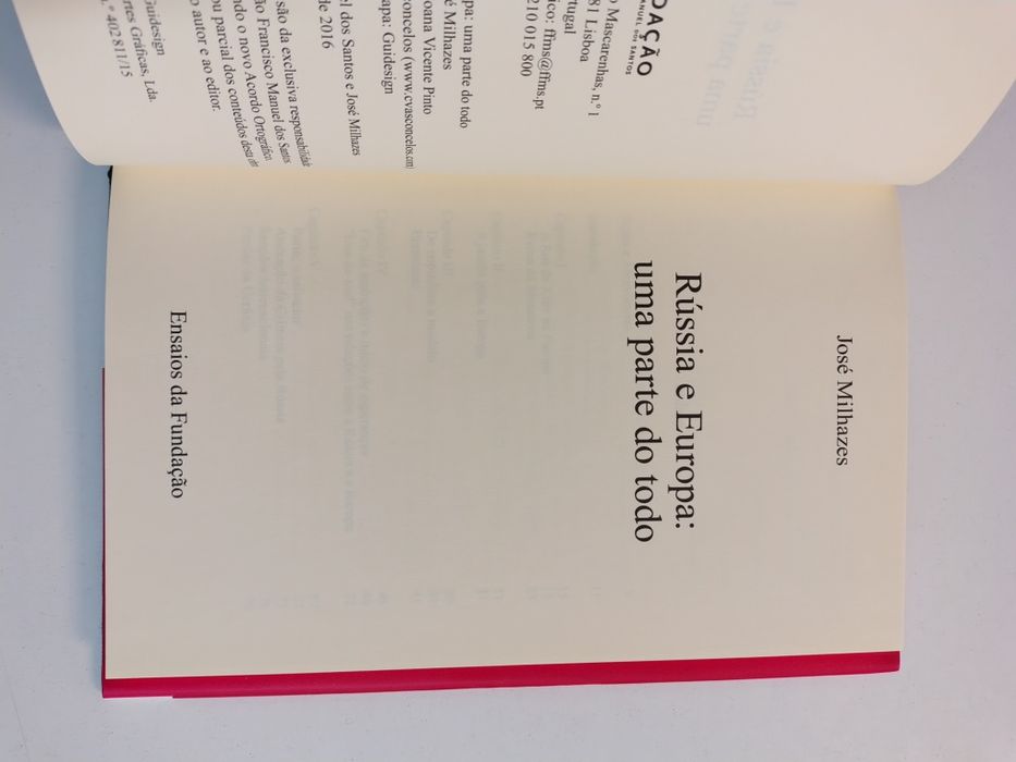 Rússia e Europa: uma parte do todo, de José Milhazes