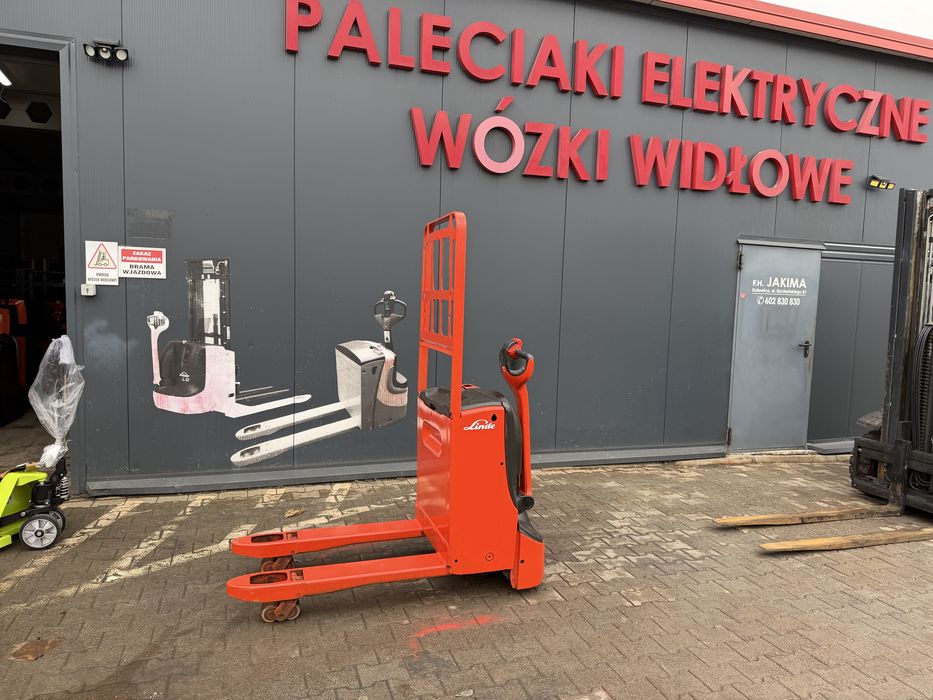Paleciak elektryczny Linde 100 cm szeroka  T 16 2019 r 1600 kg wózek
