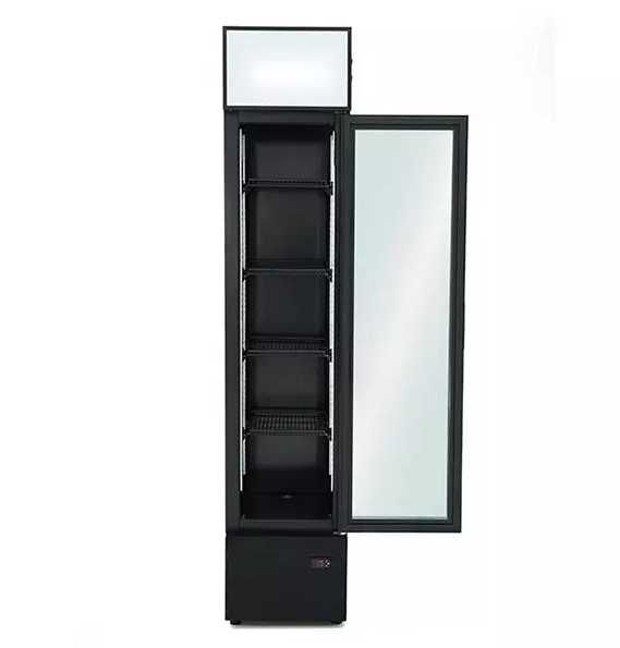 Frigorífico Vertical Porta em Vidro 160L – Linha SLIM - NOVO