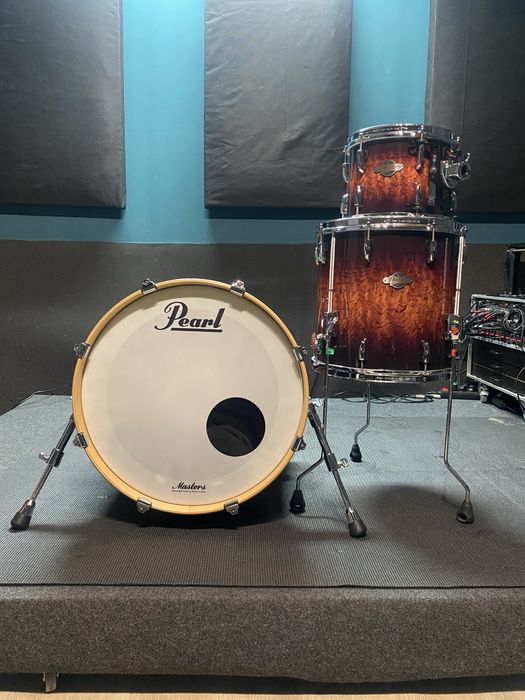 Perkusja Pearl Masters BCX 20”, 10”, 14” Lava Bubinga