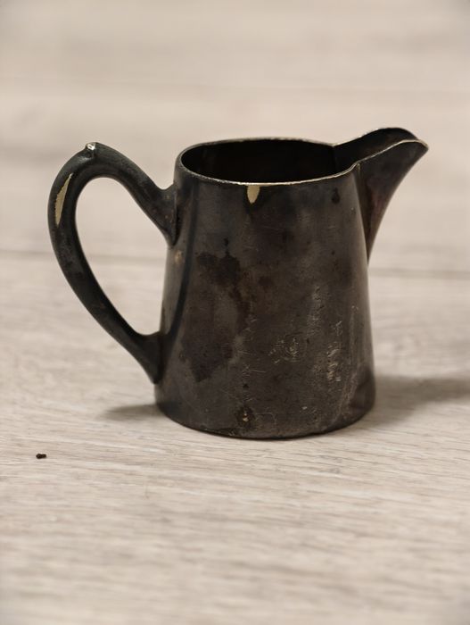 Zabytkowy dzbanek do mleka gowe silber