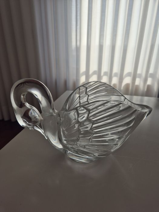 Cisne Molheira vintage da Cristal D'Arques