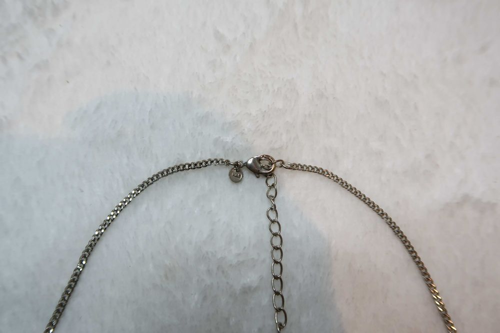 Naszyjnik kolia vintage Marks&Spencer elegancka kwiaty cyrkonie 28