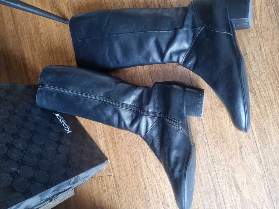 Kozaki kazar 38 czarne oficerki