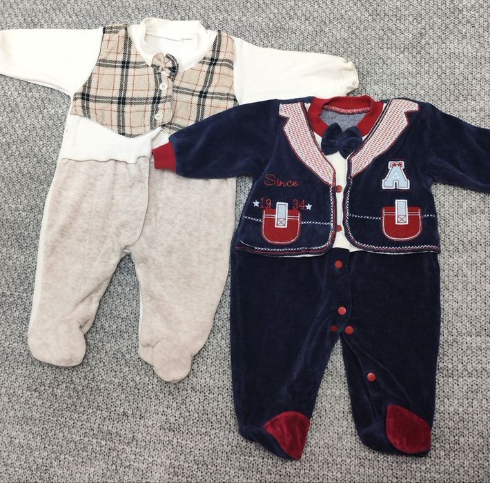 Человечки на новорожденных 0-2 мес.