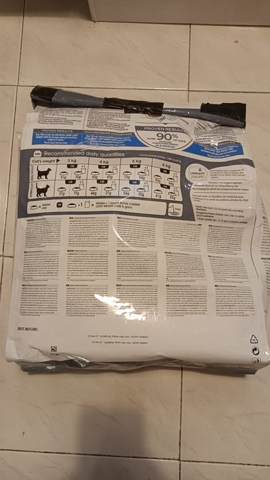 Ração seca gato Royal Canin lightweight gato
