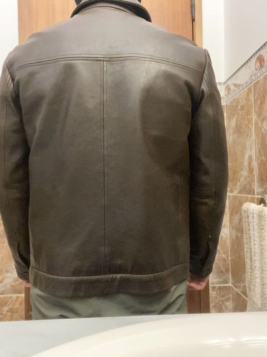 Casaco cabedal Zara - como novo Tamanho S