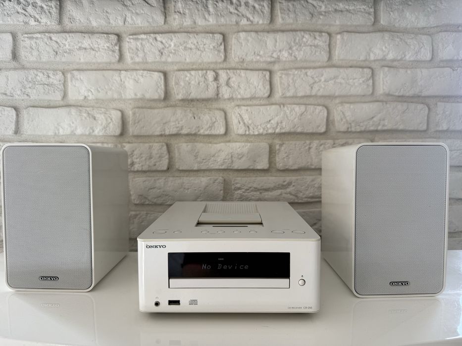 Onkyo CR-255 + głośniki | CD, USB, radio, iPhone/iPod