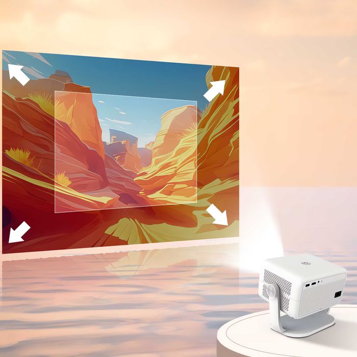 PROJEKTOR L018 4K Full HD Android Auto Fokus NETFLIX APLIKACJE +Gratis