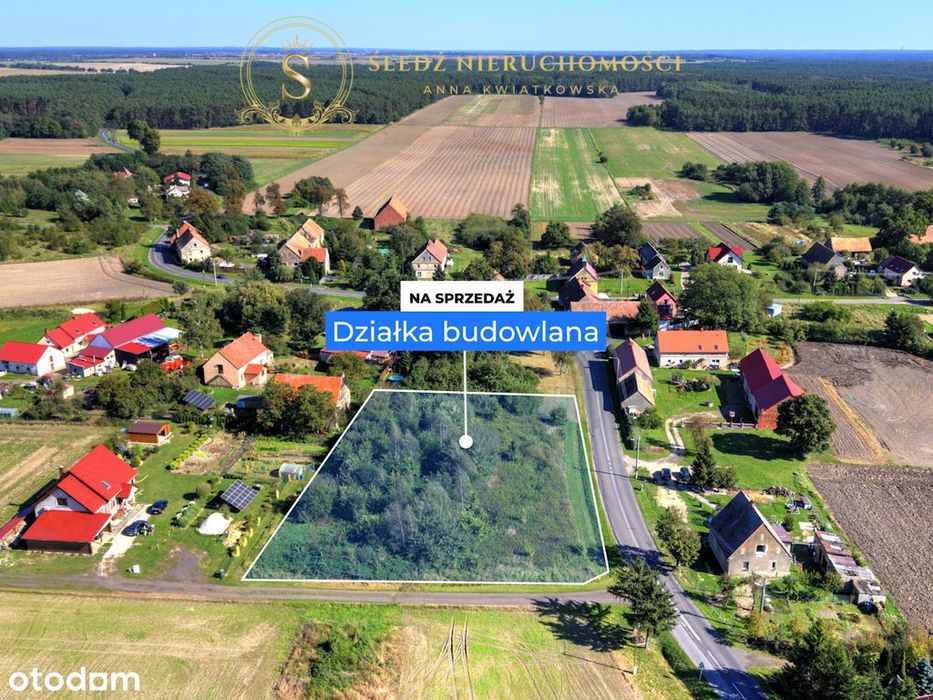 Działka Budowlana + Własny Park, 10 min od miasta