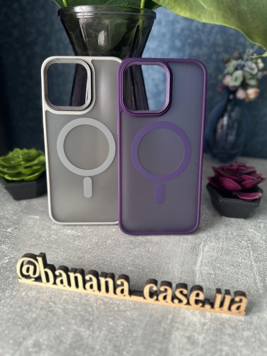 Чохол з Magsafe для iPhone 15 Pro Max / МагСейф прозрачный чехол айфон