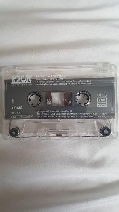 Cassete k7 SNAP world power
