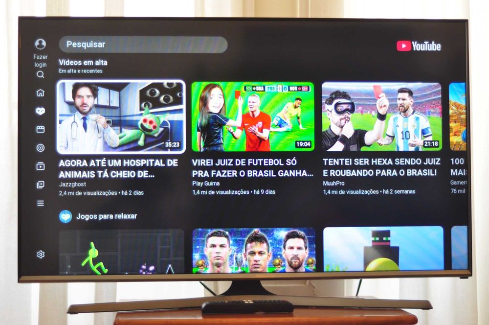 smart tv Samsung 43" em óptimo estado