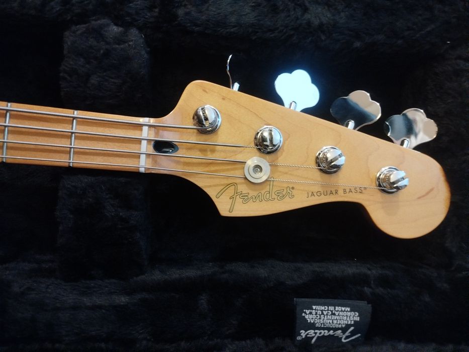 Fender Jaguar Bass Player Series Maple Neck azul Tidepool blue baixo eléctrico made in Mexico 2018