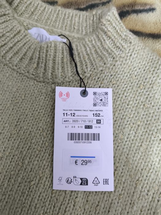 В’язана туніка  сукня Zara по бірці зріст 152см