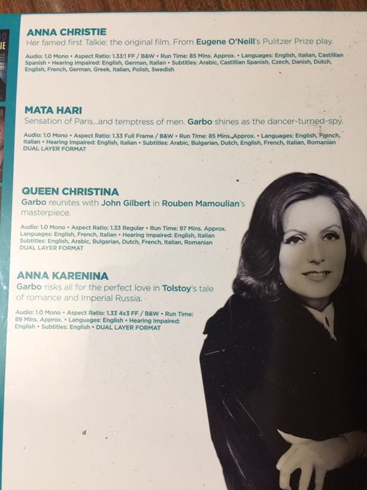 Greta Garbo Collection - DVD - selado