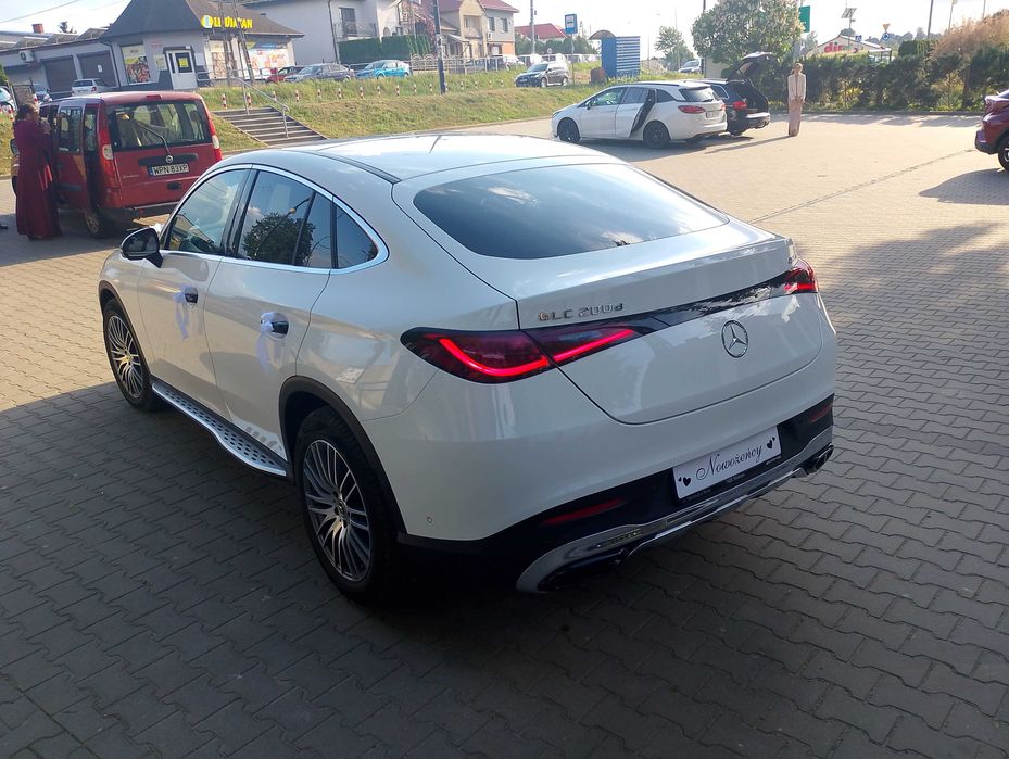 Samochód auto do ślubu Mercedes GLC Coupe BIAŁY nowy - OKAZJA