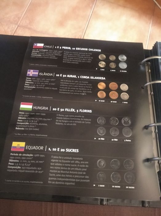 NOVO PREÇO Coleção completa notas e moedas