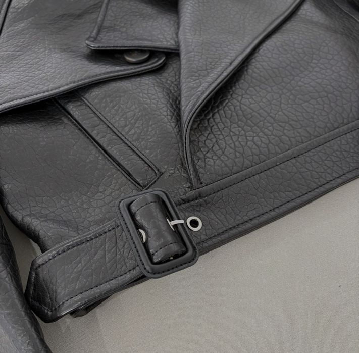 Saint Laurent kurtka damska i męska biker skórzana premium