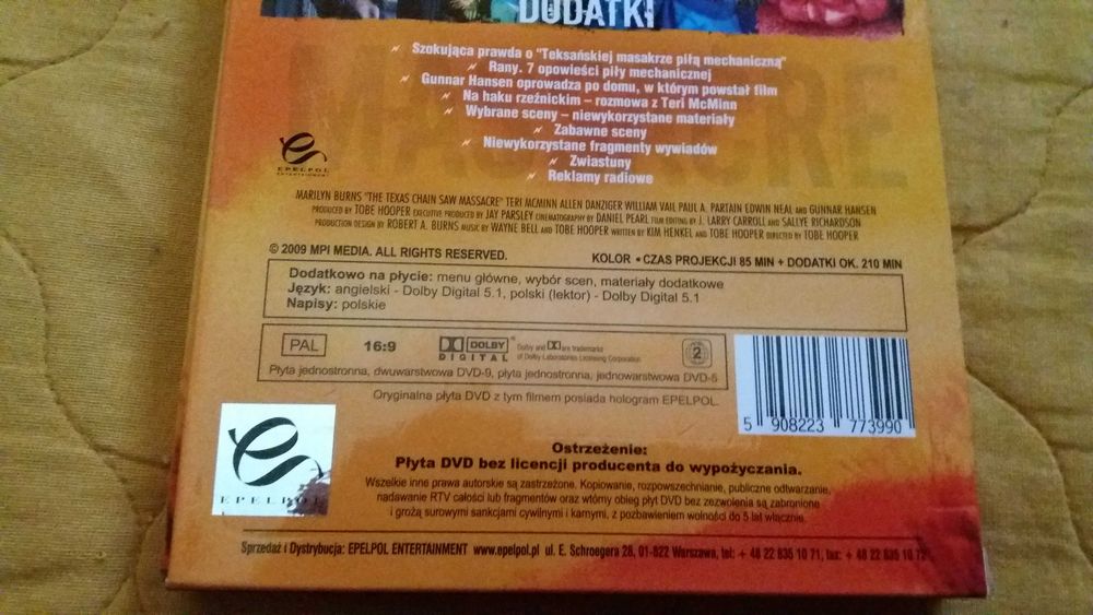 Teksańska masakra piłą 2 dvd