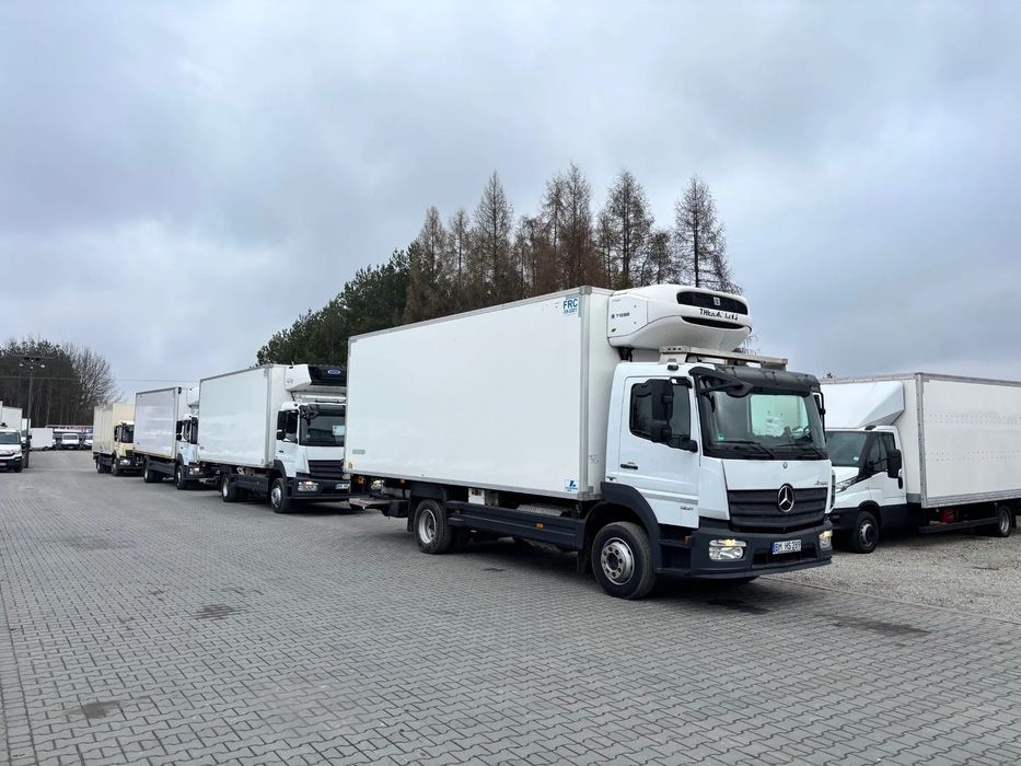 Mercedes-Benz ATEGO 1221,1523,1518,,1218,,1223 CHLODNIA KONTENER WYWROTKILKA SZTUK  MERCEDES ATEGO 1221,1523,1218 chlodnia izoterma podwozie do zabudowy