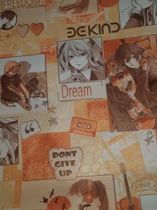 Обои аниме бумажные.