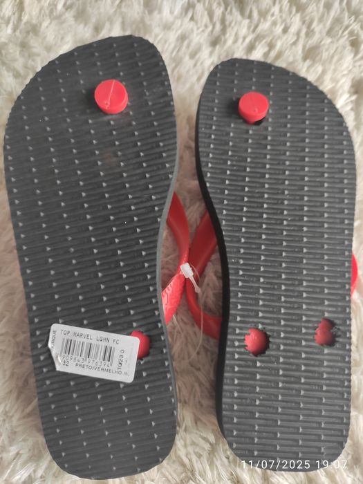 Havaianas Homem Aranha tam. 33 novas