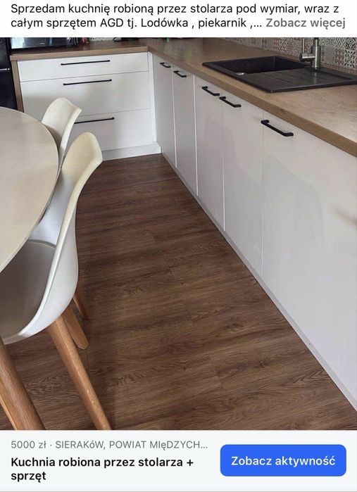 Kuchnia+ AGD robiona przez stolarza