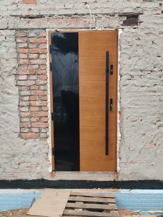 Drzwi zewnętrzne drewniane dębowe dostawa GRATIS Pomiar Montaż Dotacja