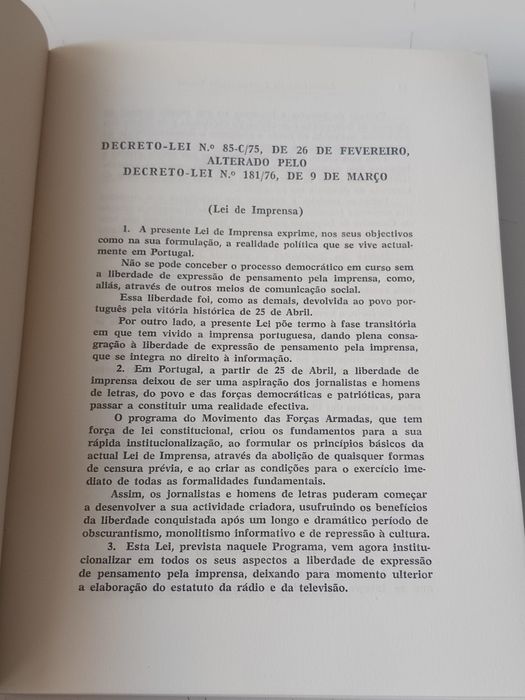 Legislação da comunicação social anotada