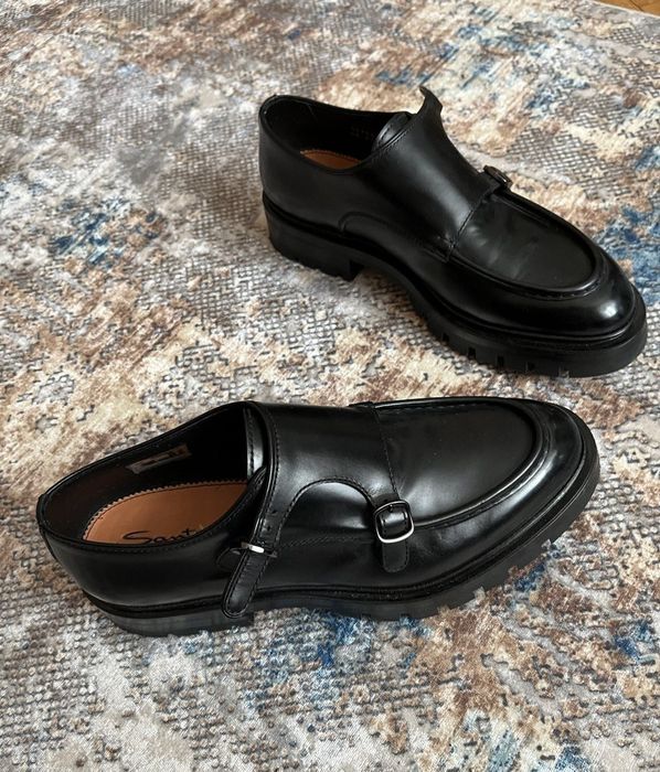 Чоловічі туфлі монки від Santoni