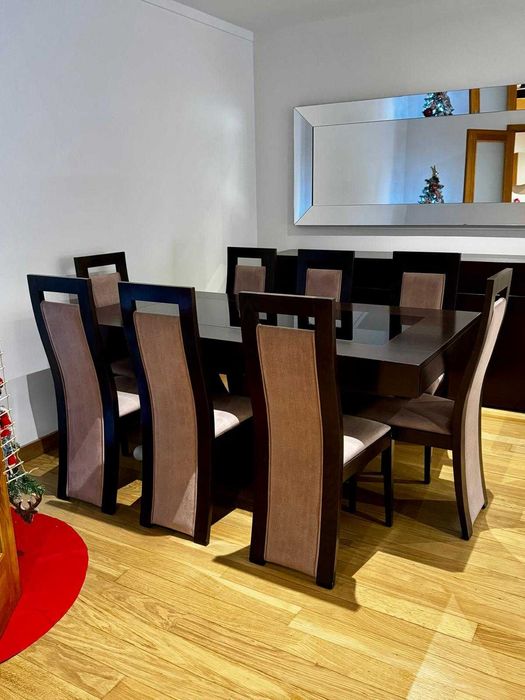 Mobília sala de jantar moderna em Wenguê