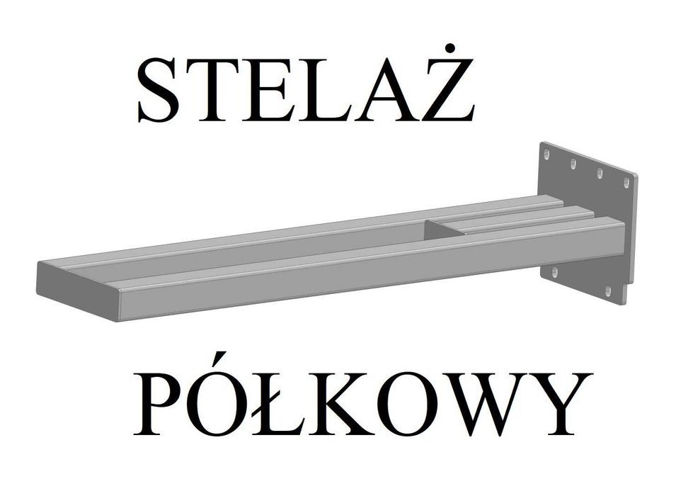 Stelaż  Schody półkowe, wspornikowe, wiszące, GWARANCJA
