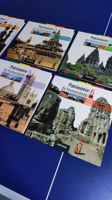 Conjunto de 6 livros Património da Humanidade