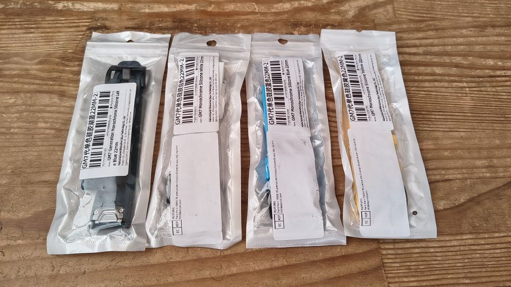 Ремінці для годинника. 22мм. Силіконові.