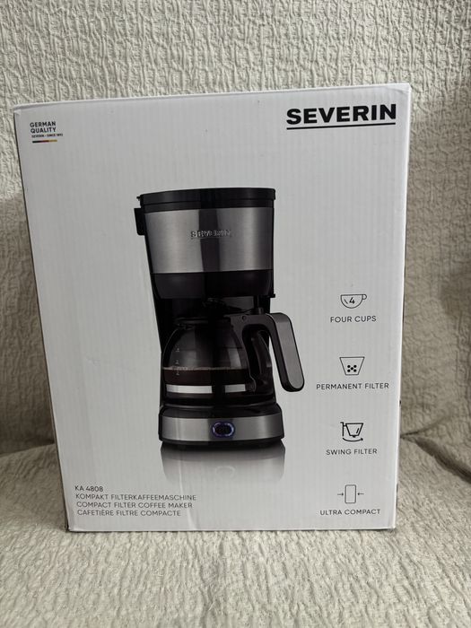 Máquina de café de filtro Severin KA4808 de 750w - 4 Chávenas Nova