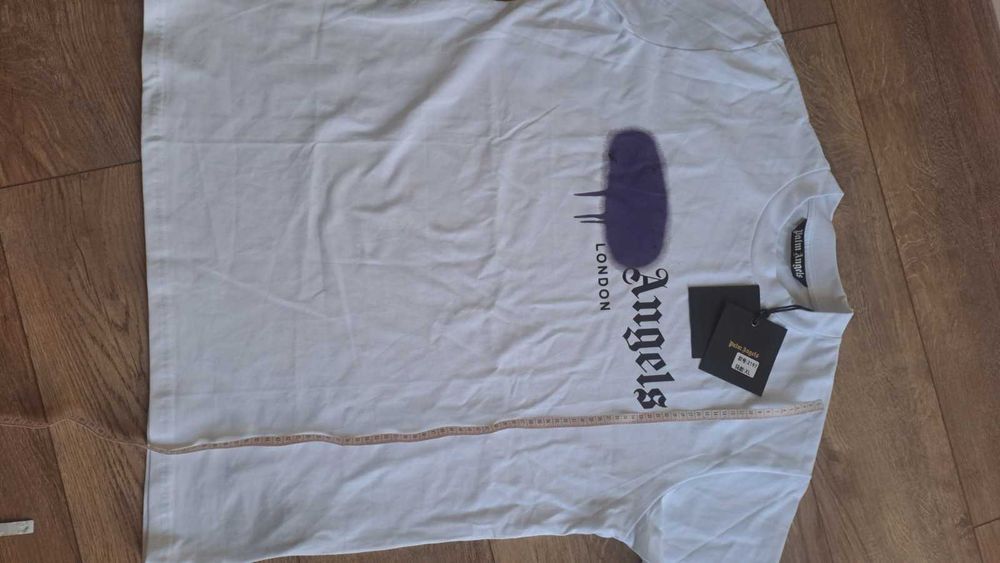 Футболка Palm Angels  біла XL