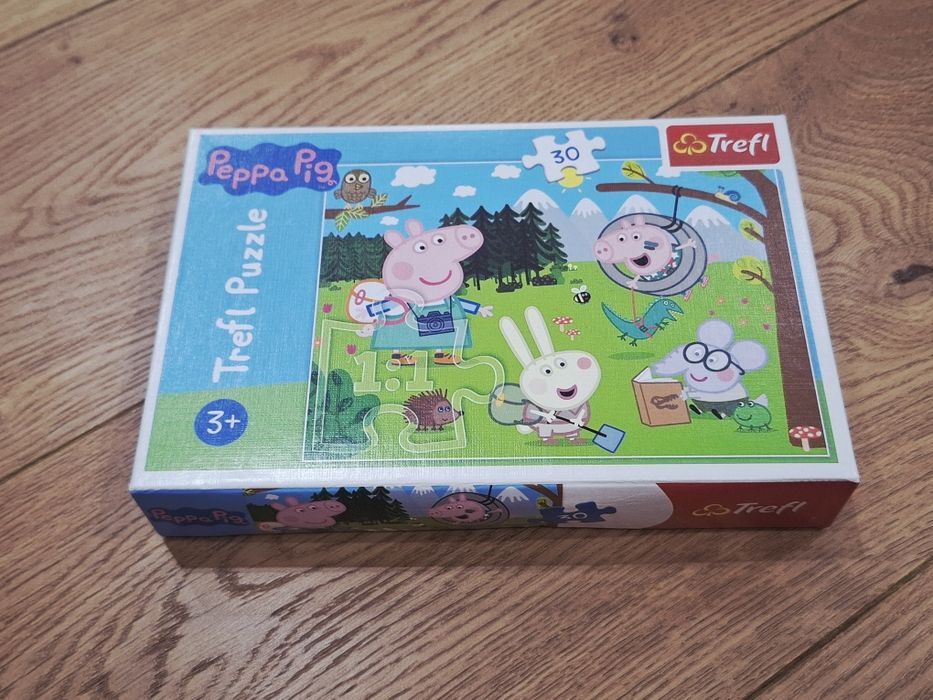 Puzzle puzle trefl peppa pig świnka pepa  3+ 30 sztuk elementów